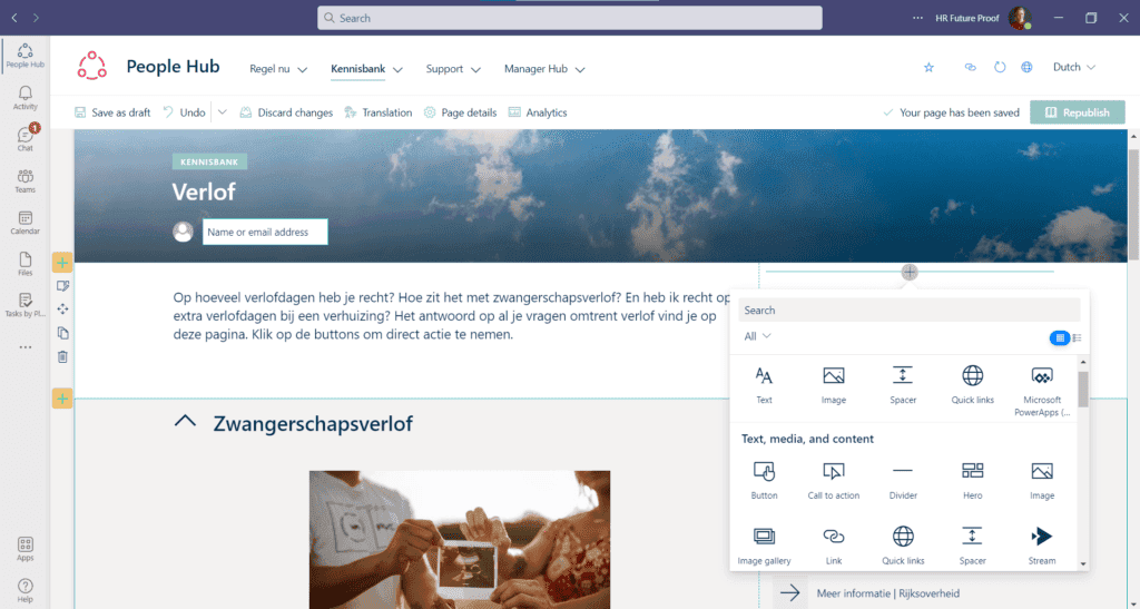 Medewerkerportaal sharepoint