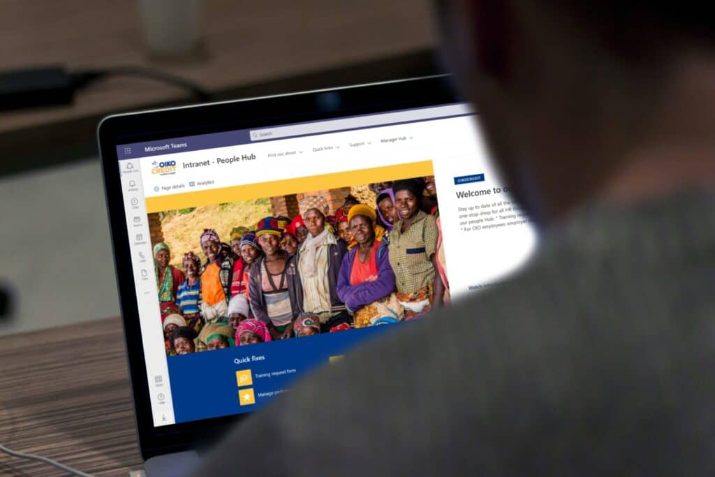 HR SharePoint intranet Teams voorbeeld