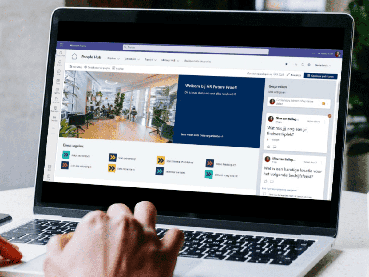 sharepoint onboarding proces pagina