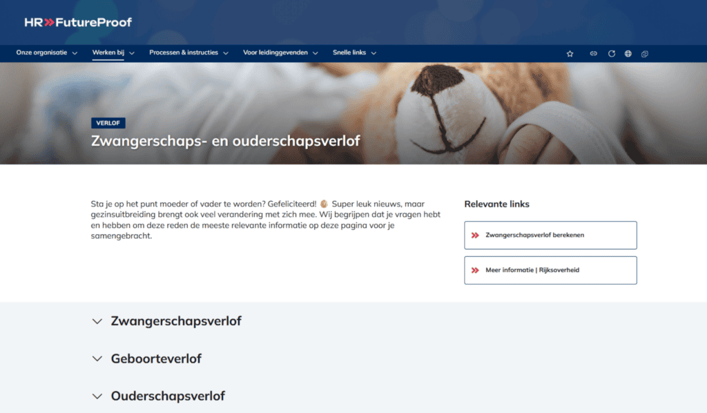 People Hub zwangerschaps- en ouderschapsverlof