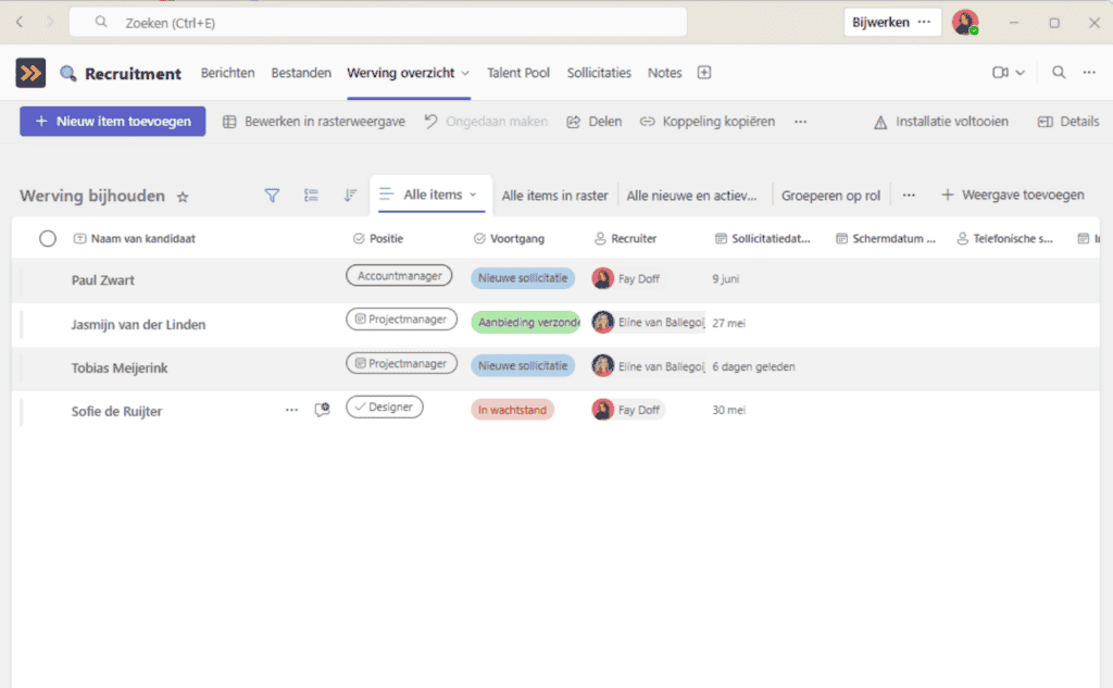 HR Future Proof logo met moderne HR-technologie en digitale oplossingen.