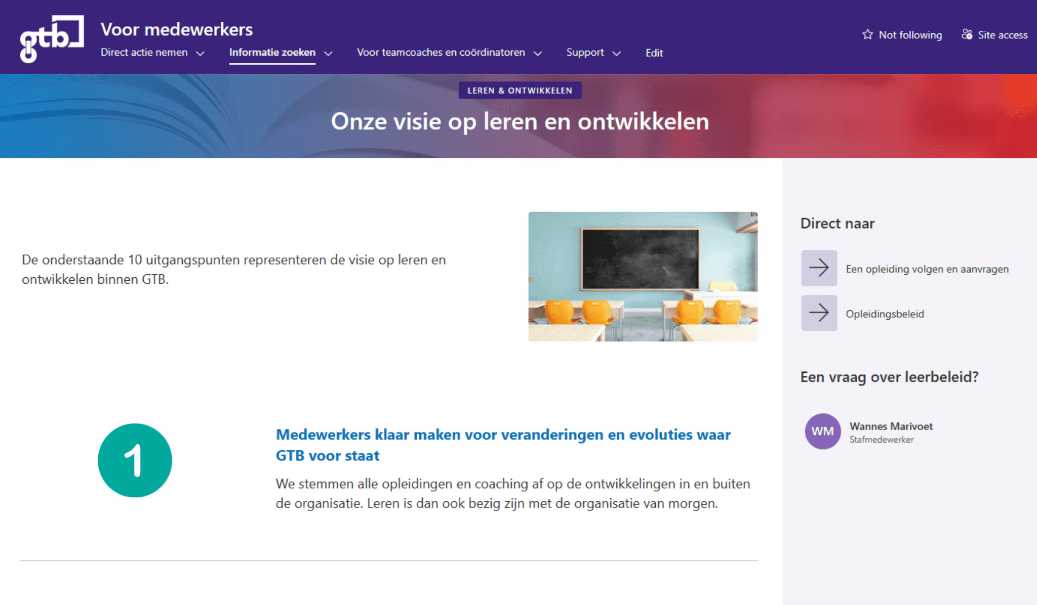 GTB visie op leren en ontwikkelen
