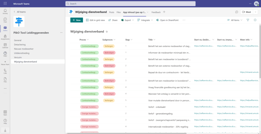 PowerApp zelf onderhouden in Microsoft Teams