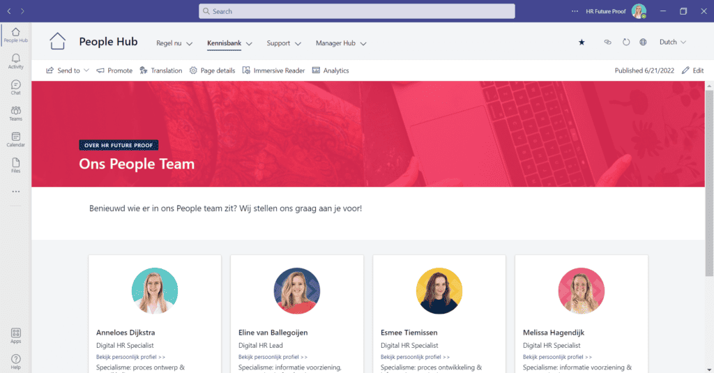 Collega's vinden in Microsoft Teams