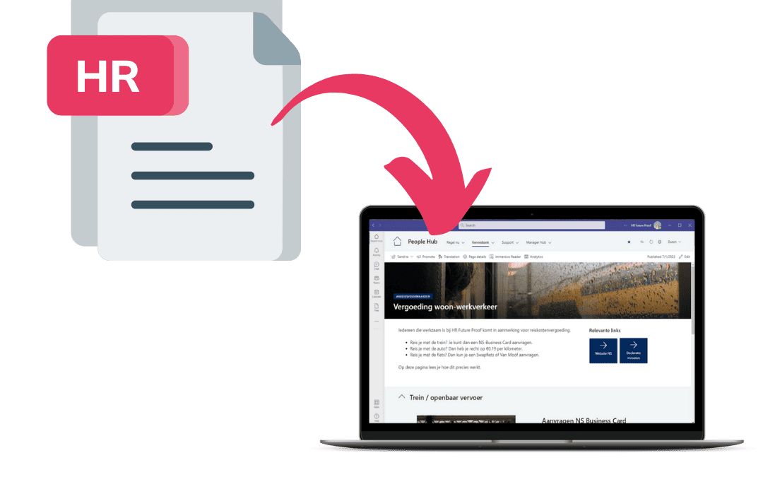 Van HR handboek naar HR intranet