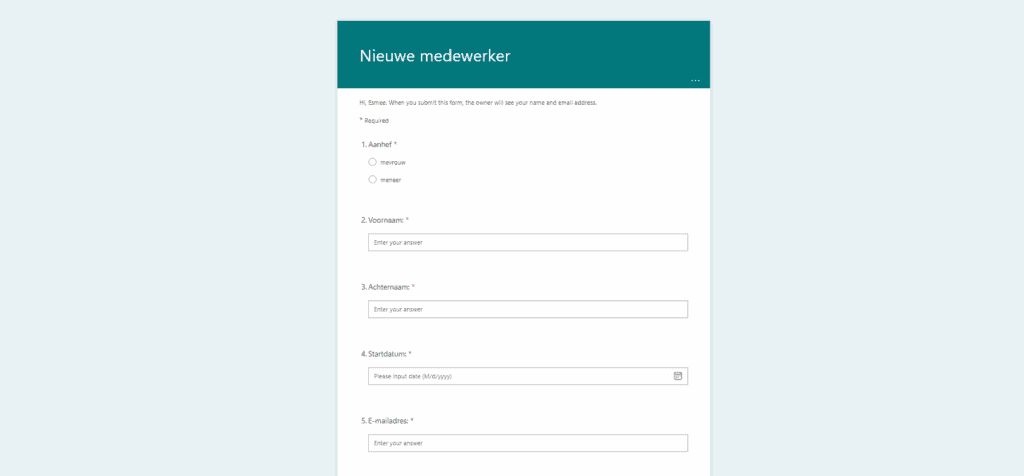 Onboarding automatiseren met Microsoft 365