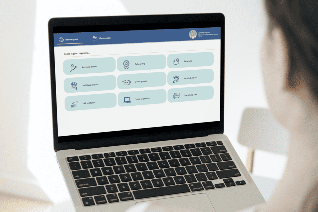 HR ticketing tool Microsoft 365