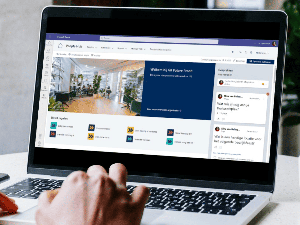 sharepoint onboarding proces pagina