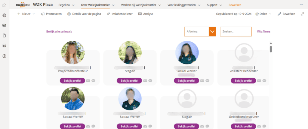 Smoelenboek SharePoint
